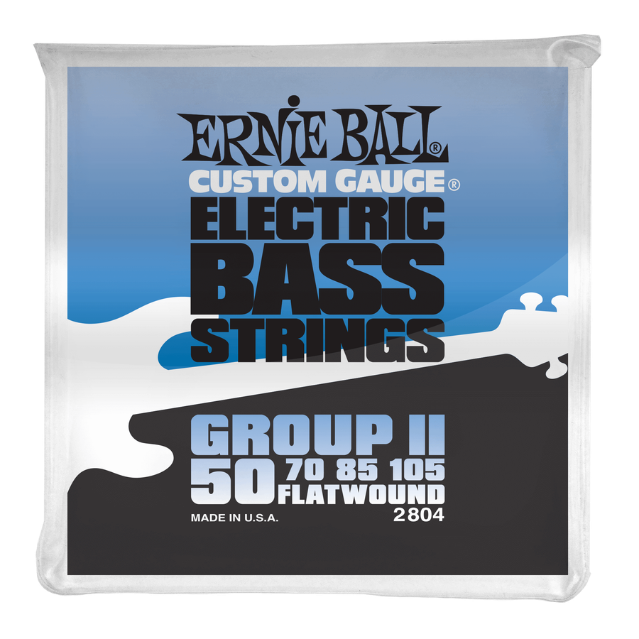 Ernie Ball FLATWOUND GROUP II ELECTRIC BASS STRINGS - 50-105 GAUGE