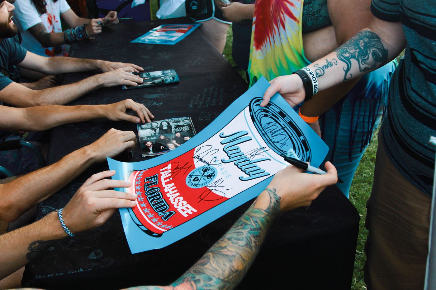 Mayday Parade signing