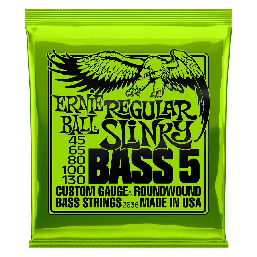 Ernie Ball Regular Slinky Bass 5 String Set 45-130