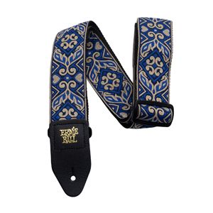 Ernie Ball Tribal Blue Jacquard Guitar Strap