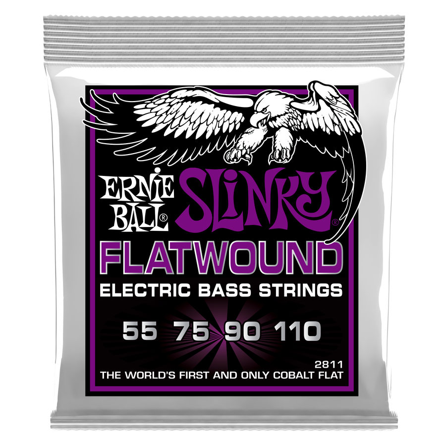 Ernie Ball Slinky Flatwound Bass Strings 55 - 110