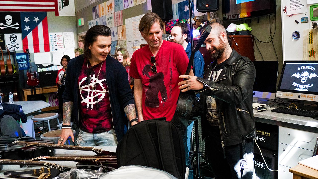 Avenged Sevenfold Goes Back to School with Little Kids Rock