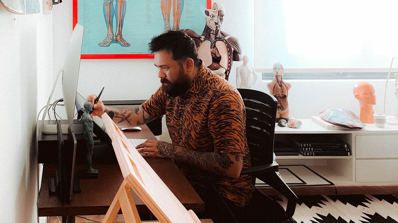 Behind the Art: A Day in the Life with Raul Urias, Artist of the 2022 Slinky Campaign