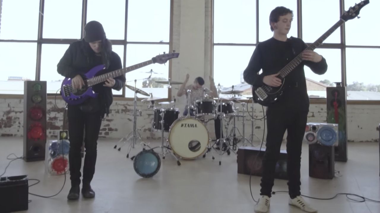 Watch The Omnific's "Objets de Vertu" featuring Two Five-String Bongo Basses
