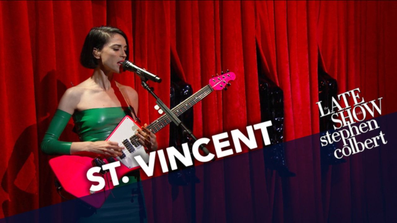 St. Vincent Performs "Los Ageless" On Colbert's Late Show