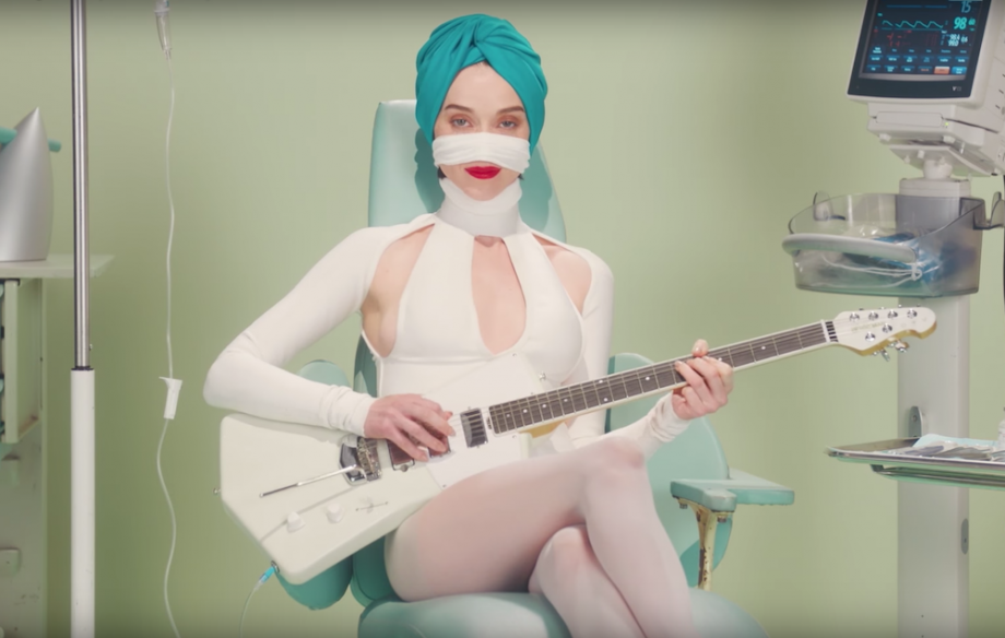 St. Vincent Releases Video for "Los Ageless" featuring Her Signature Guitar