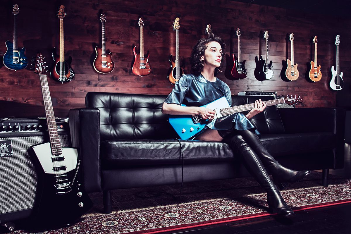 St. Vincent Talks Crafting Signature Ernie Ball Guitar in New Video