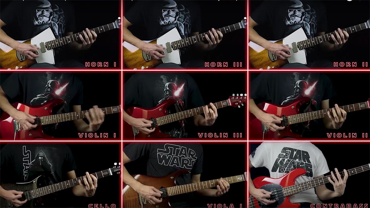 Star Wars: The Last Jedi Imperial March Electric Guitar Orchestra by Cooper Carter